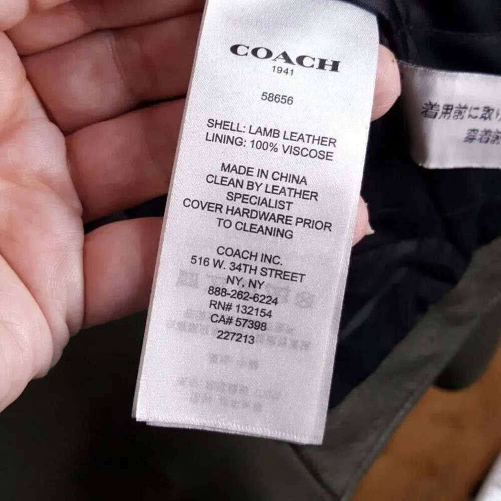 Coach womens jacket